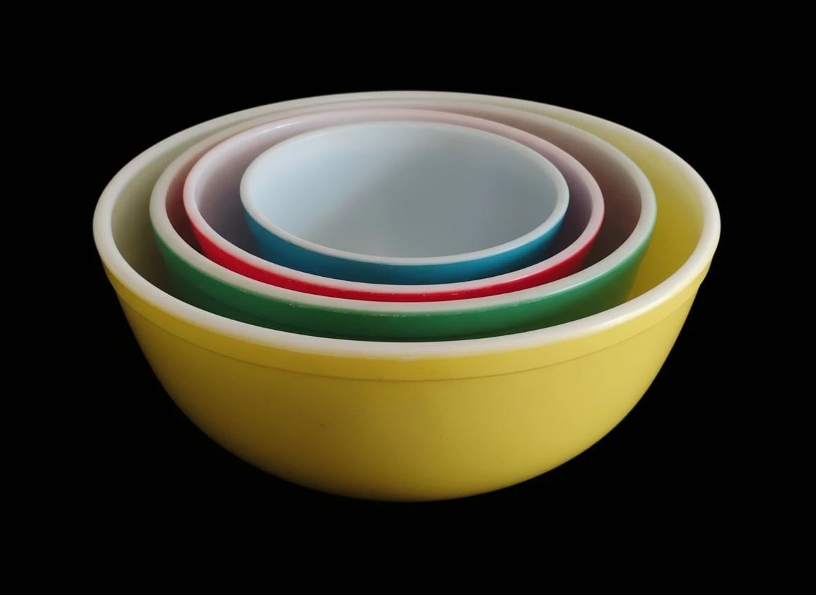 Pyrex Primary Color Mixing Bowl Set Series