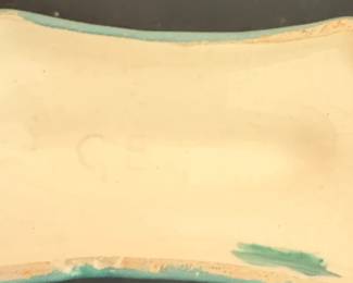 California Pottery RoseEmbellished Planter with C.E. Mark second image