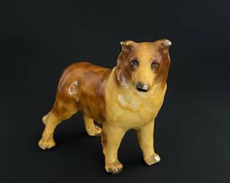 Vintage Mortens Studio Collie Figurine