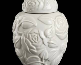 Germaine Monteil Rose Motif Ginger Jar