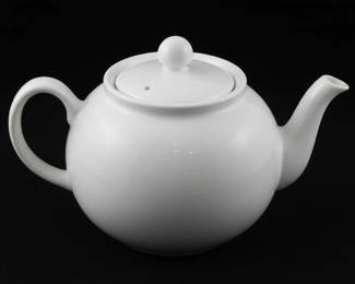 White Porcelain Teapot or Marked Pristine England