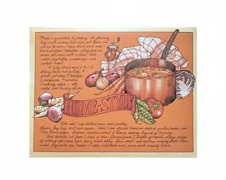 Vintage HomeStyle Recipe Box