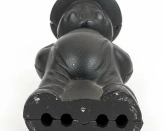 Vintage Cast Iron Amish Boy Still Bank third image