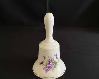 Aynsley Wild Violets Bone China Bell