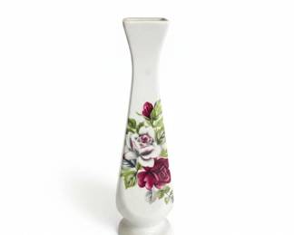 Vintage Bavaria Style Bud Vase with Roses