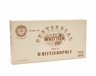 Whittieropoly Centennial Edition Board Game