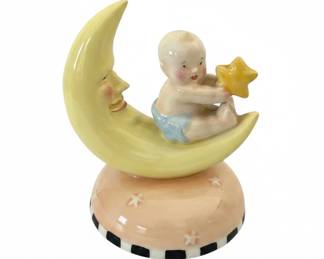 Mary Engelbreit designed by Charpente Me Ink Figurine Baby on Moon