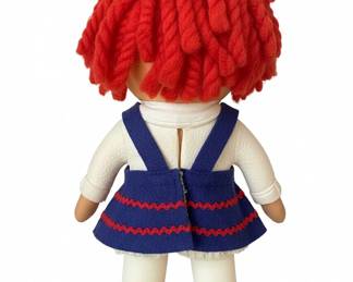 Vintage Knickerbocker Raggedy Ann Doll with Put a Little Love in Your Heart Pin third image