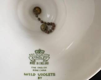 Aynsley Wild Violets Bone China Bell second image