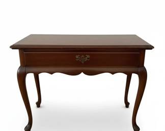 Queen Anne Style Cherry Console Table third image