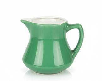 Vintage Green Pottery Creamer Pitcher
