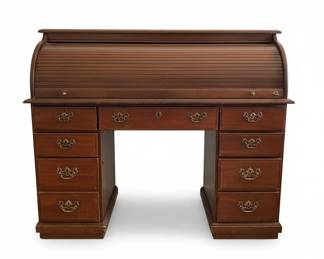 MidCentury Traditional RollTop Desk