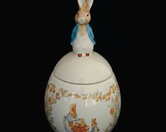Beatrix Potter Peter Rabbit Easter Egg Cookie Jar Teleflora
