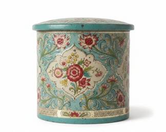 Vintage Daher Floral Tin Canister