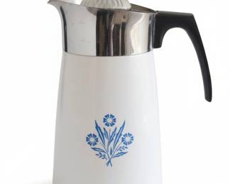 CorningWare Blue Cornflower Cup Stovetop Percolator