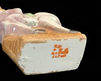 MidCentury Japanese Ceramic Donkey Planter second image