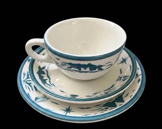 Homer Laughlin Best China Cup and Saucer Set