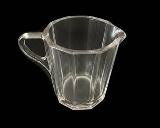 Federal Glass Octagonal Creamer