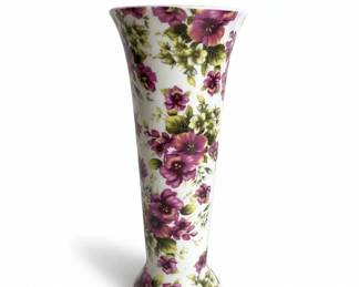 Va Bene Floral Porcelain Vase second image
