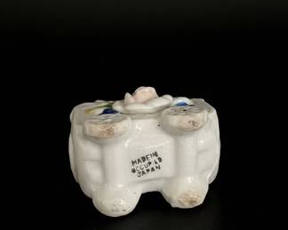 Occupied Japan Ceramic Baby Carriage Planter second image