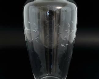 Princess House Heritage Etched Crystal Vase second image