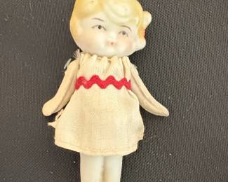 Vintage Bisque Frozen Charlotte Doll Made in Japan