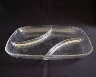 FireKing Divided Serving Dish second image