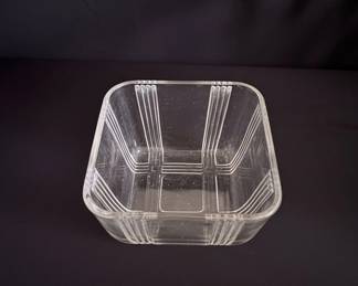 Hazel Atlas Criss Cross Refrigerator Dish second image