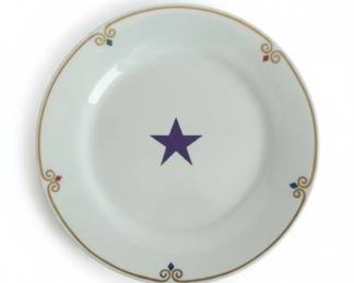 Pier Imports Celebration Star Salad Plates