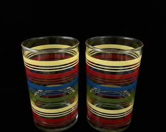 Libbey Fiesta Mambo Striped Tumblers