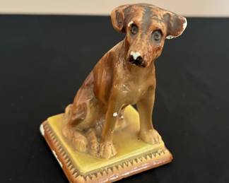 Vintage Ceramic Airedale Terrier Figurine