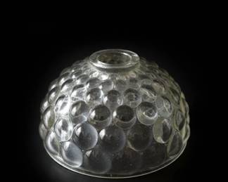Vintage Acorn Shaped Hobnail Glass Light Shade