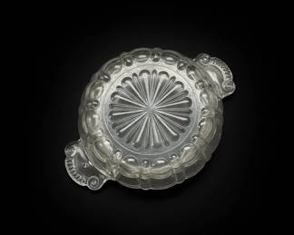 Anchor Hocking Old Cafe Clear Handled Nappy Bowl third image