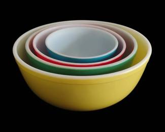 Pyrex Primary Color Mixing Bowl Set  Series