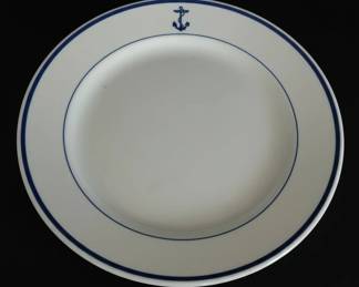 Vintage US Navy Mess Wardroom Officer Plate
