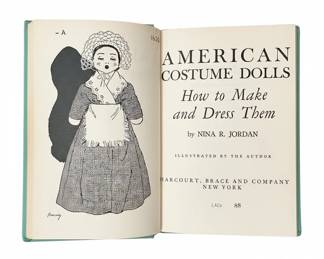 American Costume Dolls How to Make and Dress Them by Nina R. Jordan  second image