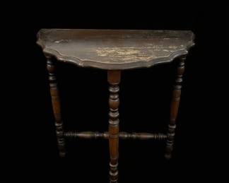 Vintage HalfMoon Console Table