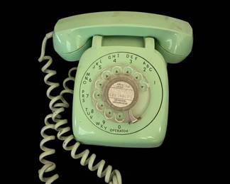 Western Electric Model Rotary Telephone  Mint Green