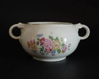 Vintage Homer Laughlin Eggshell Nautilus Floral Sugar Bowl