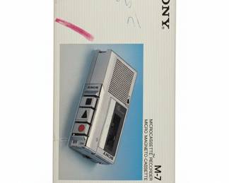 Sony M MicrocassetteCorder second image