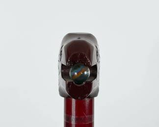 Eagle Head Carved Wooden Walking Stick with Marble third image