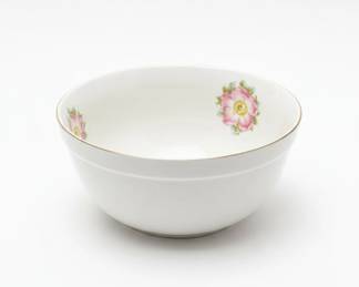 Halls Superior Quality Rose White Mixing Bowl