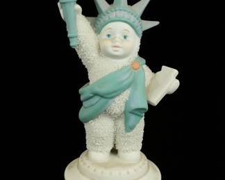 Department Snowbabies Lets Pretend  Little Liberty Figurine