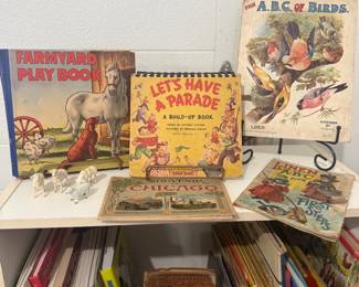 Old books, some as old as 1910