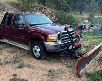1999 Ford F-350 Super Duty dually work truck with 8’ Western Plow: Super Duty Work Truck with the "monster diesel"