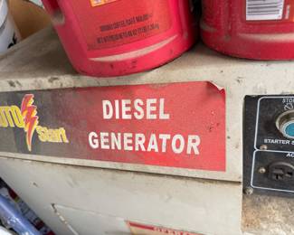 5,500W portable diesel Generator