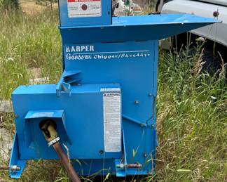 Harper Goosen Chipper. Tractor PTO driven