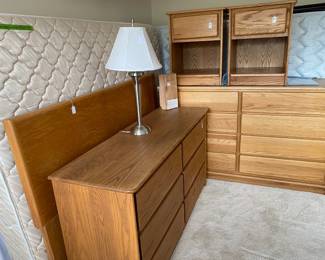 Oak bedroom set
