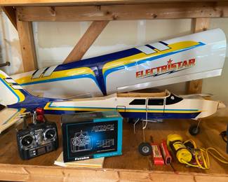 remote plane and parts