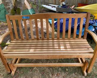 Out door rocking bench